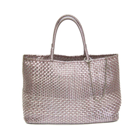 OTHERS Handbags - Anteprima Intreccio PB15F07178 Women's Wire Tote Bag Pink,Silver